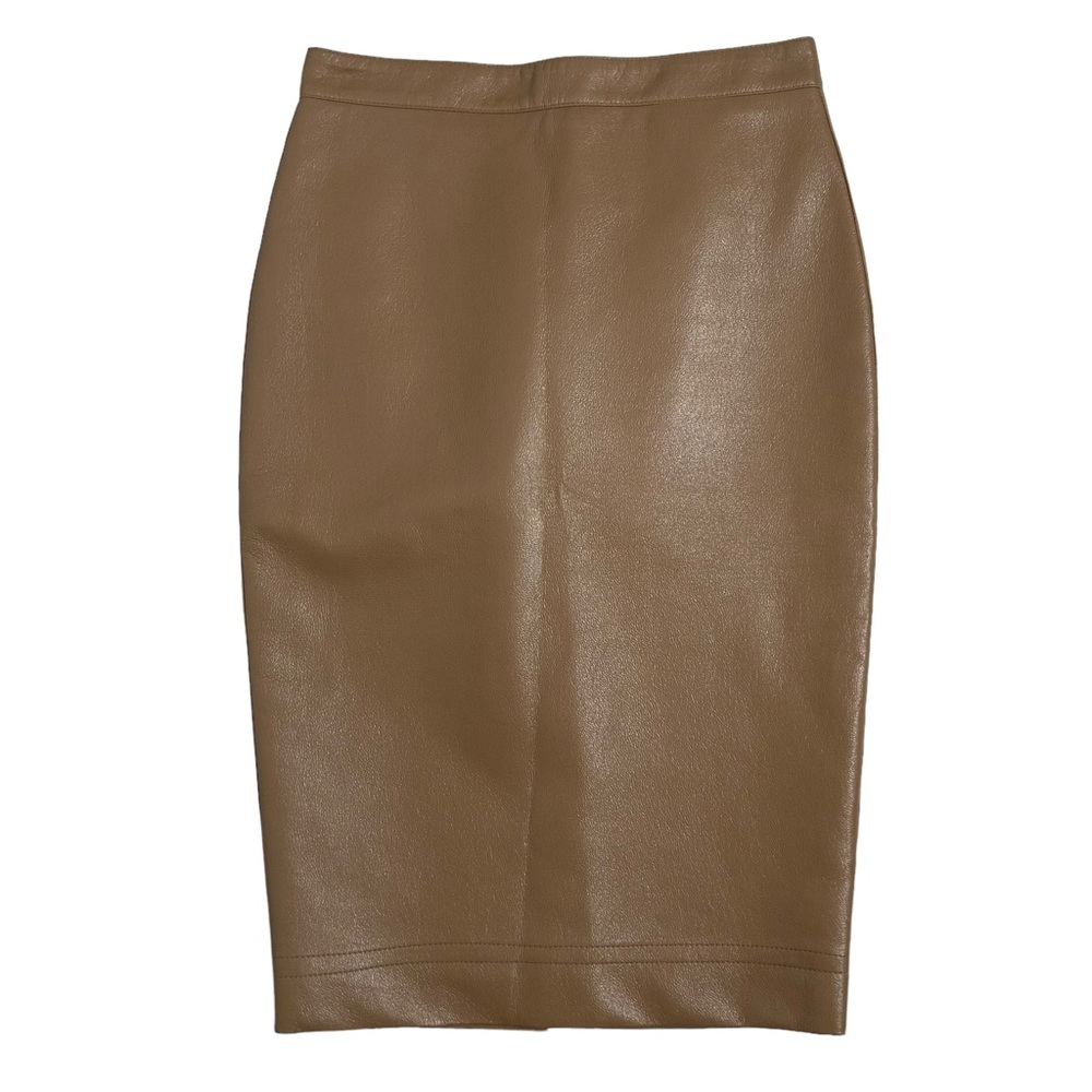Robert Rodriguez Faux Leather Pencil Skirt